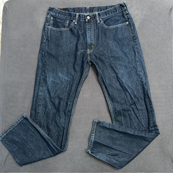 Levi's Men's Straight Jeans - Indigo - Picture 1 of 7